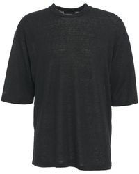 Roberto Collina - T-shirts,italienisches strick t-shirt - Lyst