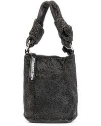 Karl Lagerfeld - K/Evening Knotted Top Handle - Lyst