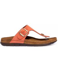 Rohde - Eleganti slider in pelle - arancione - Lyst