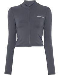 Sporty & Rich - Zip-Through Sweatshirt - Lyst