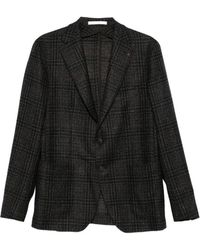 Tagliatore - Geruite Wool Stretch Blazer - Lyst