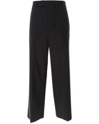 MSGM - Wide Trousers - Lyst