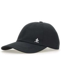 Premiata - Schwarze baumwoll-baseballkappe mit stickerei - Lyst