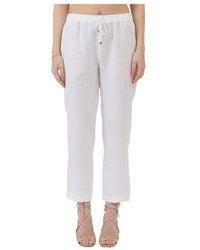 Le Tricot Perugia - Straight Trousers - Lyst
