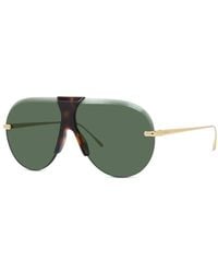 Loewe - Accessoires ,Bruin ,Slim Lw 40192U Zonnebril - Lyst