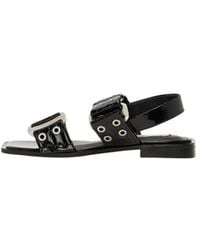 Steve Madden - Zwarte Patent Saria E Sandalen Schoenen - Lyst