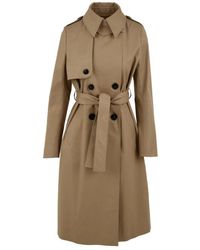 Douuod Woman - Belted Coats - Lyst