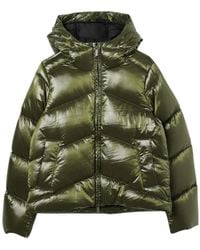K-Way - Hooded Puffer Jacket - Lyst