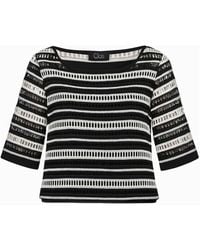 Clips - Weißes Hemd Mit Cut-Out-Top - Lyst