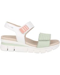 Mephisto - Schoenen ,Veelkleurig ,Groene Leren Sandaal - Lyst