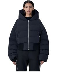 Rick Owens - Jassen ,Zwart ,Wol Hooded Down Jacket - Lyst