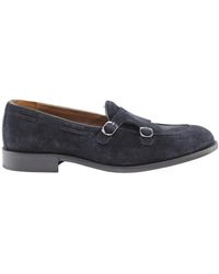 Marco Ferretti - Blaue wildleder loafers - Lyst
