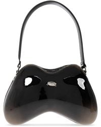 DIESEL - Schwarze Schultertasche Aus Polyurethan - Lyst