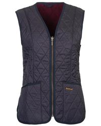 Barbour - Jassen ,Blauw ,Betty Vest Fleece - Lyst