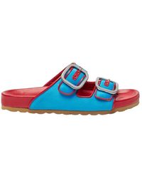 SCAROSSO - Isa sliders,flat sandals - Lyst