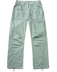 Blauer - Groene Cargo Broek Met Rechte Pijpen - Lyst