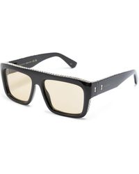 Gucci - Décor sonnenbrille mit quadratischer form und metall-detail - Lyst