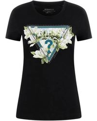 Guess - Camelia Triangle Tee - Lyst