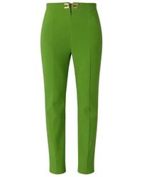 Elisabetta Franchi - Slim-Fit Trousers - Lyst