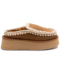 Mou - Schoenen ,Bruin ,Suède Eskimo Bold Slippers - Lyst