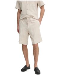 Iceberg - Korte Broeken ,Katoen Shorts Met Elastische Taille - Lyst