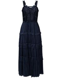 Ulla Johnson Gwynne Dress On Straps - Blauw