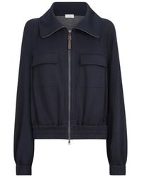 Brunello Cucinelli - Interlock Cardigan Met Monili - Lyst