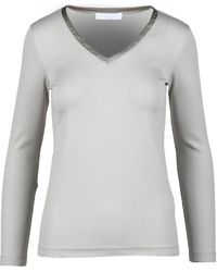 Fabiana Filippi - Elegantes Baumwoll-Elasthan-T-Shirt - Lyst