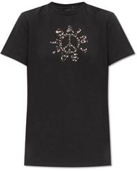 AllSaints - T-shirt pierra - Lyst