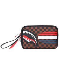 Sprayground - Braune Karierte Beuteltasche - Lyst
