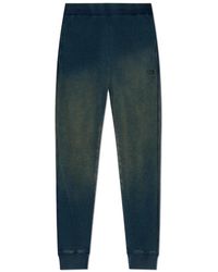 DIESEL - Broeken ,Blauw ,Katoen Trainingsbroeken P-Wafy - Lyst
