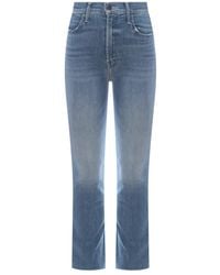 Mother Skinny Jeans - - Dames - Blauw