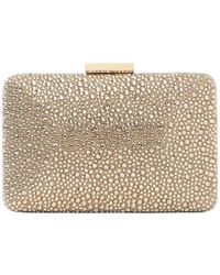 TWENTYFOUR - Zilveren Kristallen Clutch - Lyst