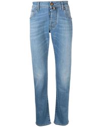 Jacob Cohen Slim Fit Jeans - - Heren - Blauw