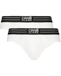 Roberto Cavalli - White Cotton Mens Underwear - Lyst