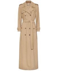 Philipp Plein - Jassen ,Katoen Lange Trenchcoat Monogram - Lyst