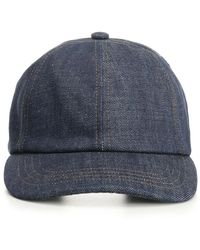 Ami Paris - Denim Baseball Cap - Lyst
