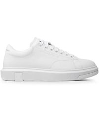 ARMANI EXCHANGE - Witte Sneakers - Lyst