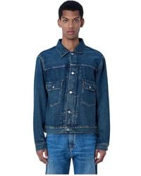 Levi's - Jassen ,Blauw ,Denim Denim Trucker Jacket - Lyst