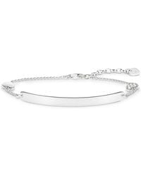 Thomas Sabo - Diamant love bridge armband - Lyst