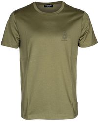 Dondup - Regular-Fit T-Shirt Met Ronde Hals Van Jersey - Lyst