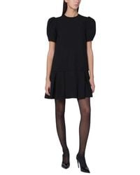 Moschino - Kleedjes ,Zwart ,Elegante Zwarte Jurk 88% Pl 12% Ea - Lyst