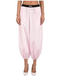 MSGM - Tapered Trousers - Lyst