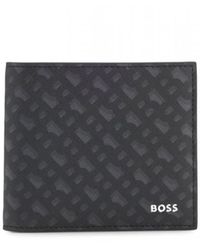 HUGO - Accessoires ,Zwart ,Leer Zair 8Cc Wallet - Lyst
