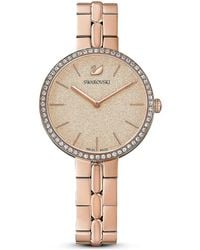 Swarovski - Orologio cosmopolitan - eleganza svizzera in rosa con bracciale in metallo color oro rosa - Lyst