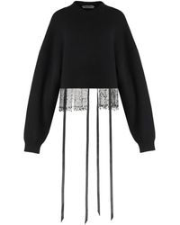 Alberta Ferretti - Round-Neck Knitwear - Lyst
