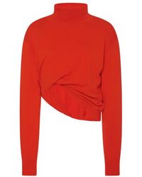 The Row - Truien & Vesten ,Rood ,Kasjmier Callan Kasjmier Coltrui Met Lange Mouwen - Lyst