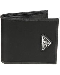 Prada - Accessoires ,Zwart ,Nylon Re-Nylon Wallet - Lyst