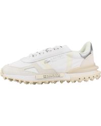 Lacoste - Schoenen ,Wit ,Leer Elite Active - Lyst