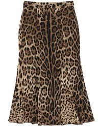 Dolce & Gabbana - Skirts > midi skirts - Lyst